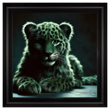 Velvet Print Framed Artwork - Feline Collection