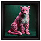 Velvet Print Framed Artwork - Feline Collection