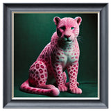 Velvet Print Framed Artwork - Feline Collection
