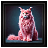 Velvet Print Framed Artwork - Feline Collection