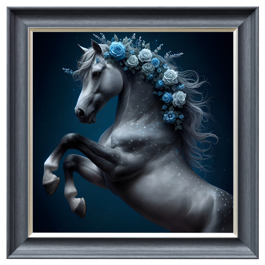 Velvet Print Framed Artwork - Animal Collection