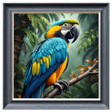 Velvet Print Framed Artwork - Animal Collection