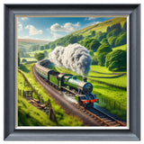 Velvet Print Framed Artwork - Landscapes Collection