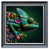 Velvet Print Framed Artwork - Animal Collection