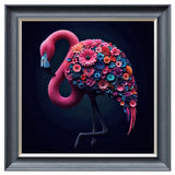 Velvet Print Framed Artwork - Animal Collection