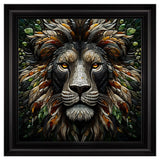 Velvet Print Framed Artwork - Animal Collection