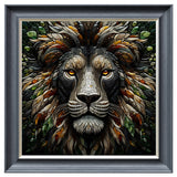 Velvet Print Framed Artwork - Animal Collection