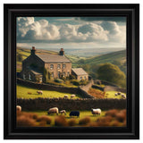Velvet Print Framed Artwork - Landscapes Collection