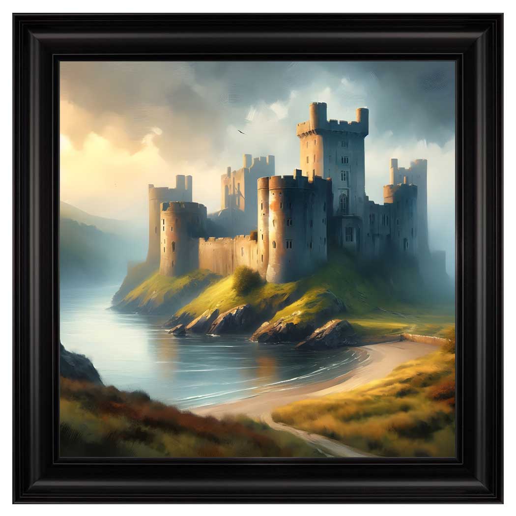 Velvet Print Framed Artwork - Landscapes Collection