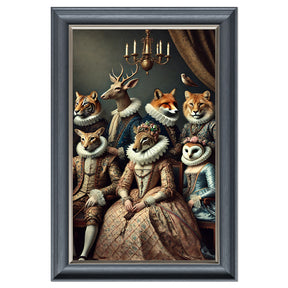 Regal Beasts Velvet Print Artwork Collection – Wall Art – view 2