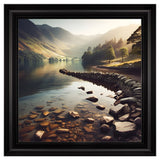 Velvet Print Framed Artwork - Landscapes Collection