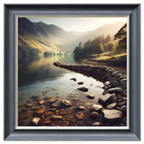 Velvet Print Framed Artwork - Landscapes Collection