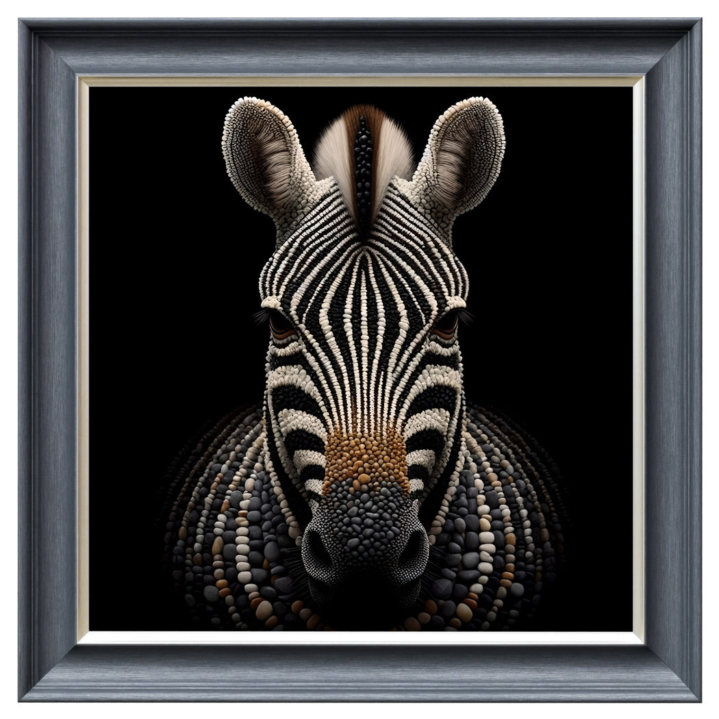 Velvet Print Framed Artwork - Animal Collection