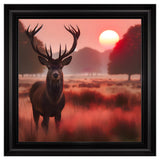 Velvet Print Framed Artwork - Stag Collection