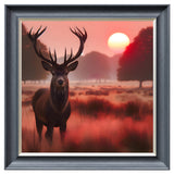 Velvet Print Framed Artwork - Stag Collection