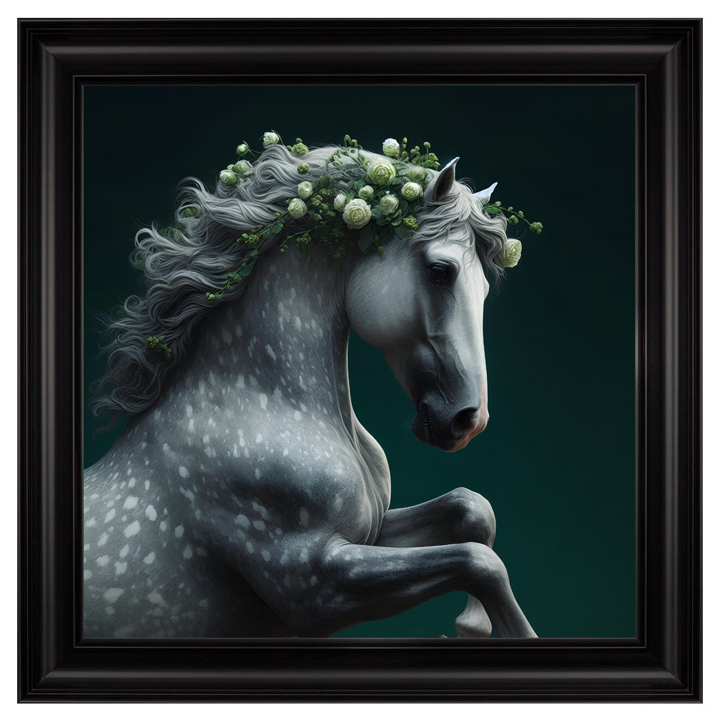 Velvet Print Framed Artwork - Animal Collection