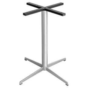 Brushed Steel Contract Table Base – Table Base by Febland