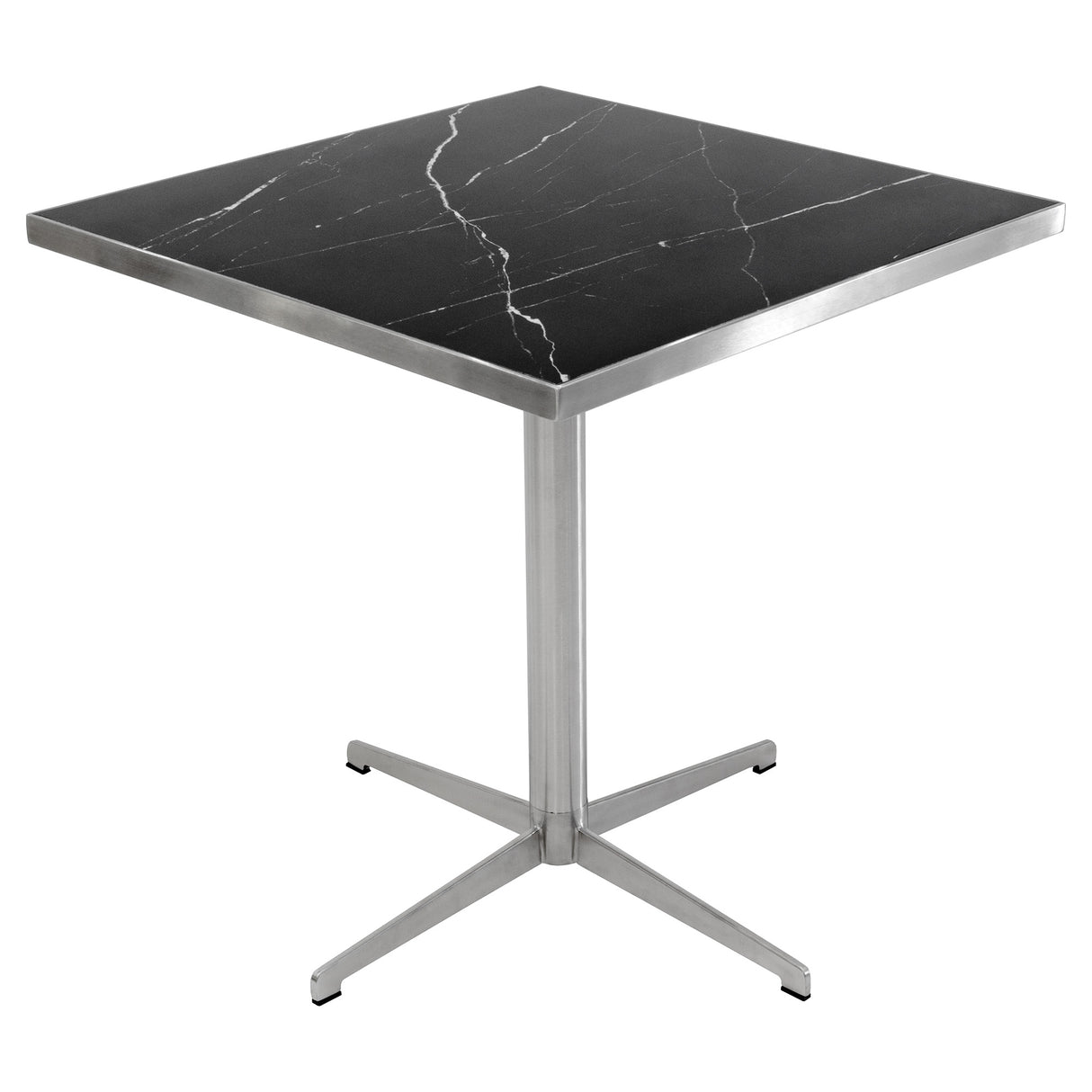 Brushed Steel Contract Table Base