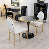 Black Gloss Table Base