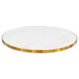 Ceramic White Marble Round Table Top