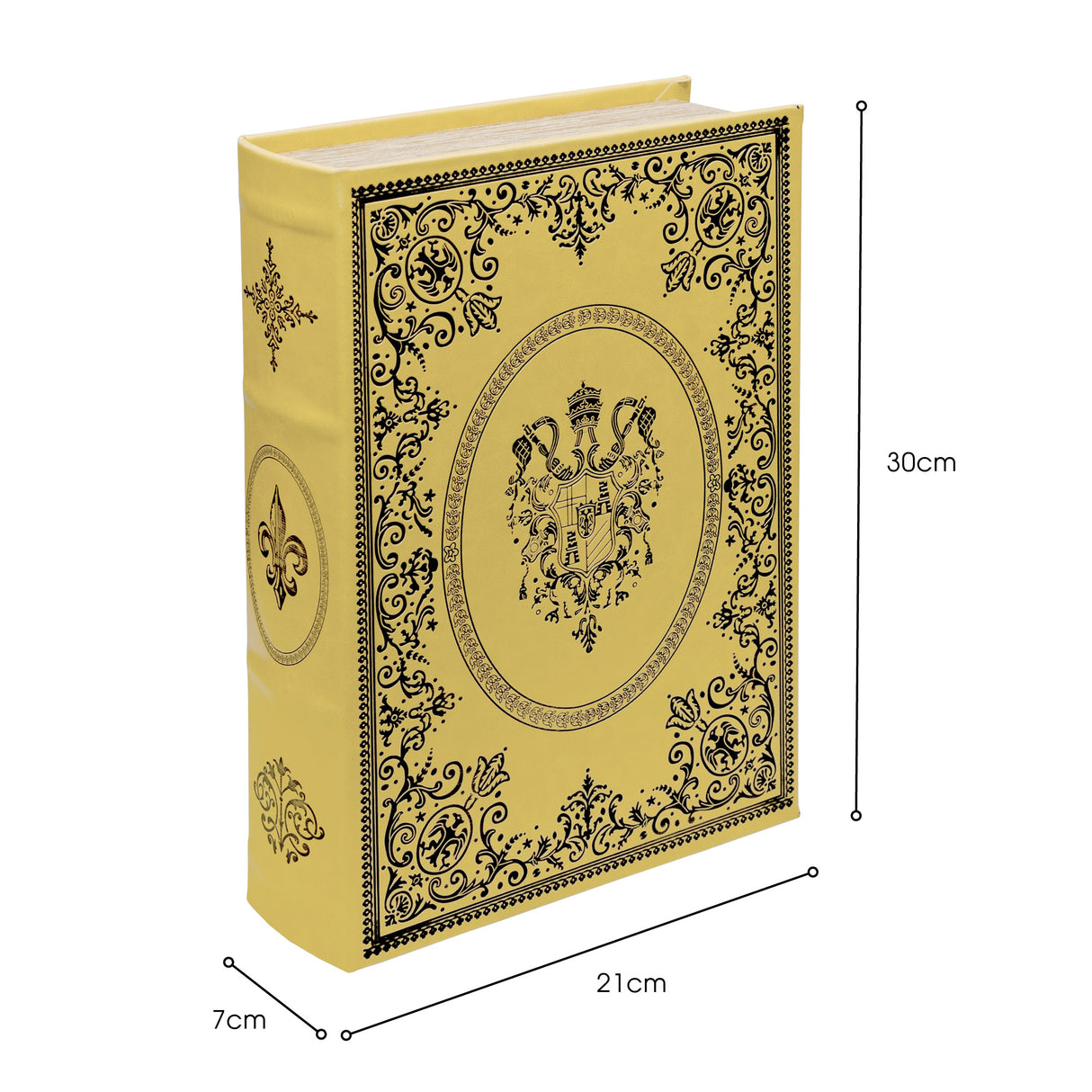 Gold Crest Storage Book Box