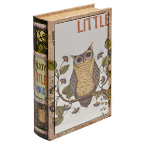 Mirrored Owl Secret Book Box – Storage Box by Febland