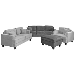Victoria Grey Sofa Set – Sofa by Febland