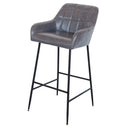 Oxford Faux Leather Bar Stool – Bar Stool – view 6