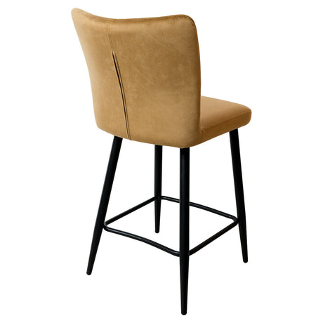 Carter Camel Breakfast Counter Stool - Back