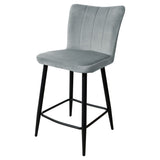 Carter Grey Breakfast Counter Stool