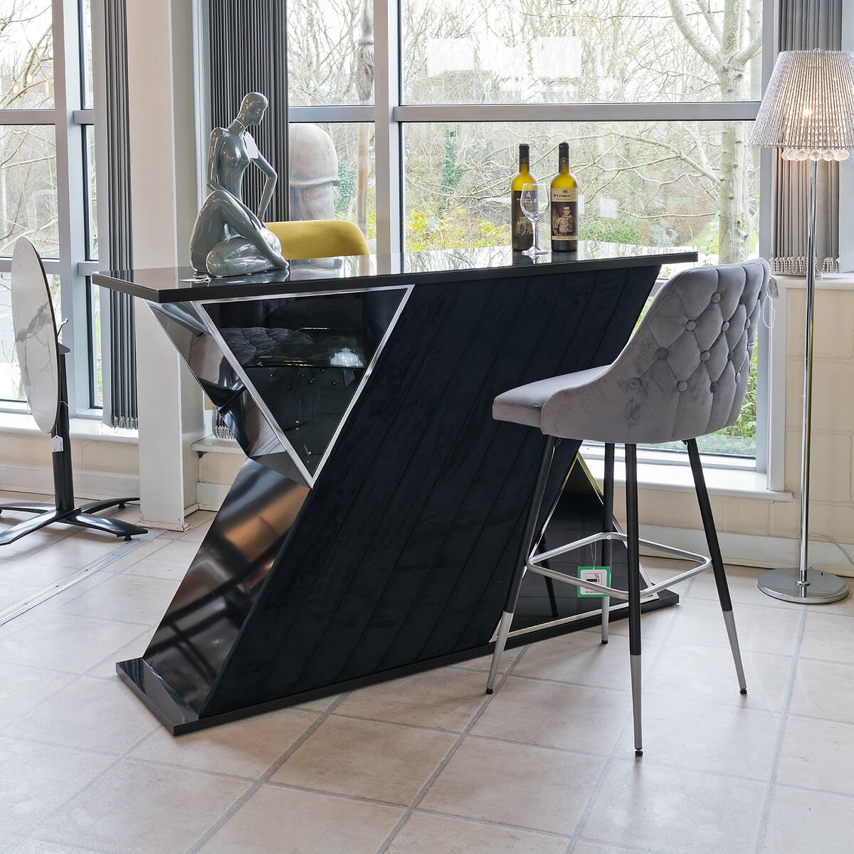 Fiona Fabric Bar Stool