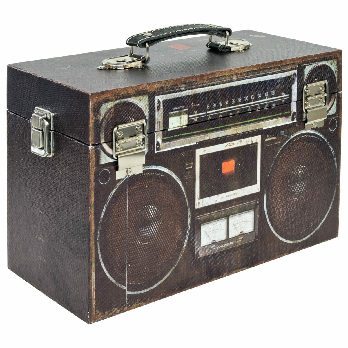 Ghettoblaster Brown Storage Box Set - Back