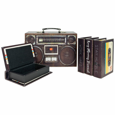 Ghettoblaster Brown Storage Box Set