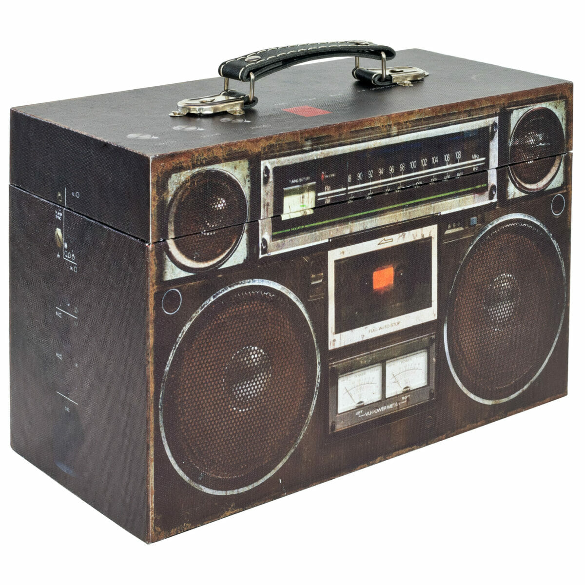 Ghettoblaster Brown Storage Box Set - Front