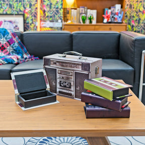 Ghettoblaster Grey Storage Box Set – Storage Box by Febland