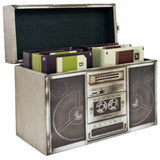 Ghettoblaster Grey Storage Box Set Open