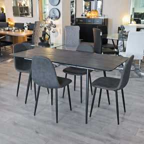 Carleton Extending Black Dining Table – Dining Table by Febland