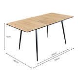 Carleton Extending Natural Dining Table