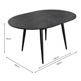 Thornton Extending Black Dining Table