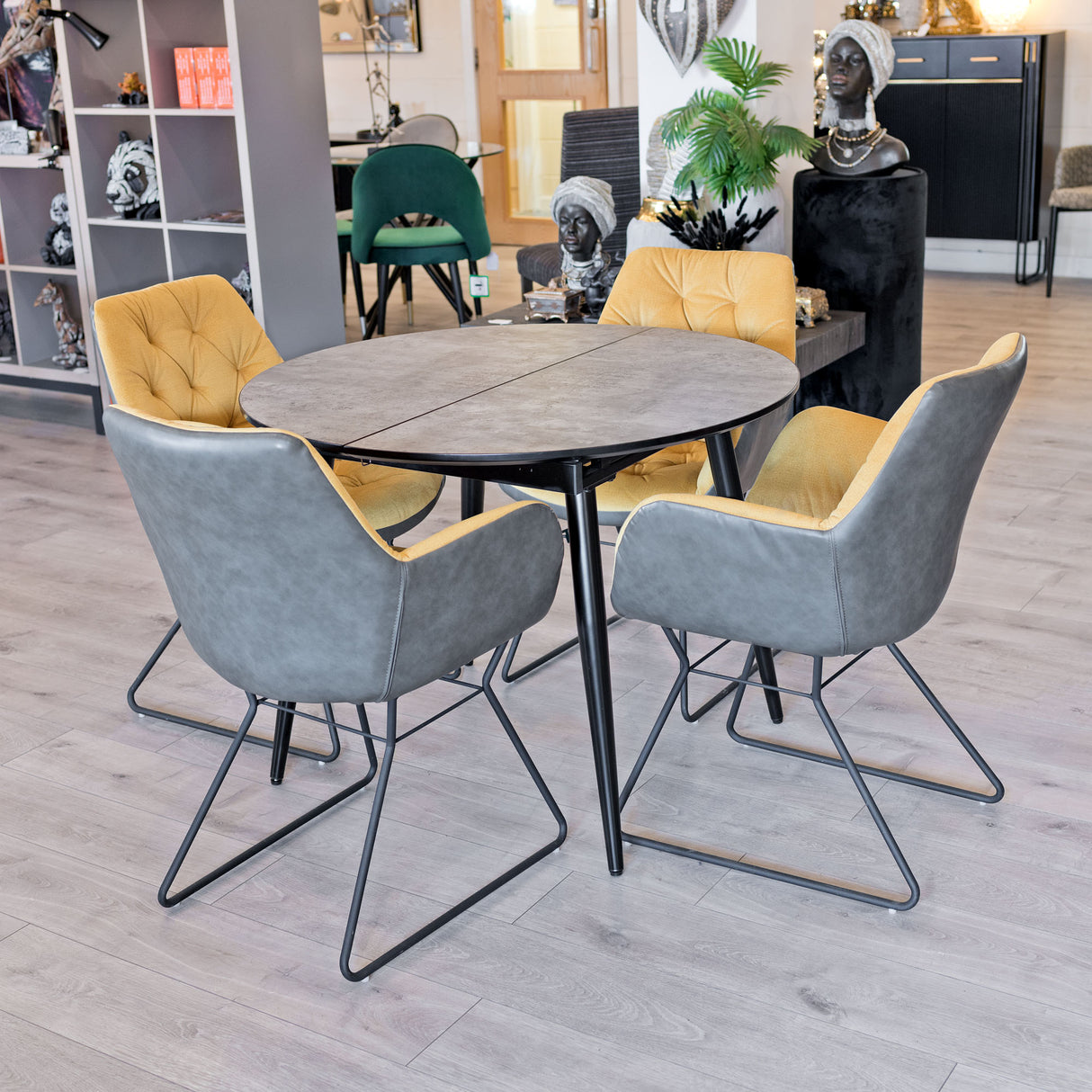 Thornton Extending Grey Dining Table