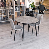 Thornton Extending Grey Dining Table