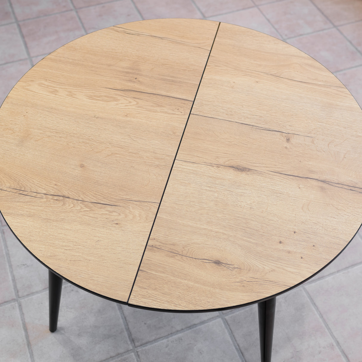 Thornton Wood Veneer Extending Dining Table
