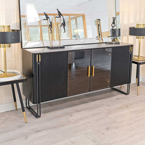 Genero Black and Gold Sideboard – Sideboard by Febland