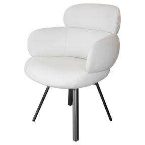 Aeris Ivory Swivel Chair – Dining Chair by Febland