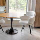 Aeris Ivory Swivel Chair