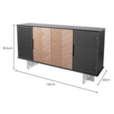 Chevron Display Sideboard