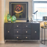 Hudson Black Wooden Sideboard