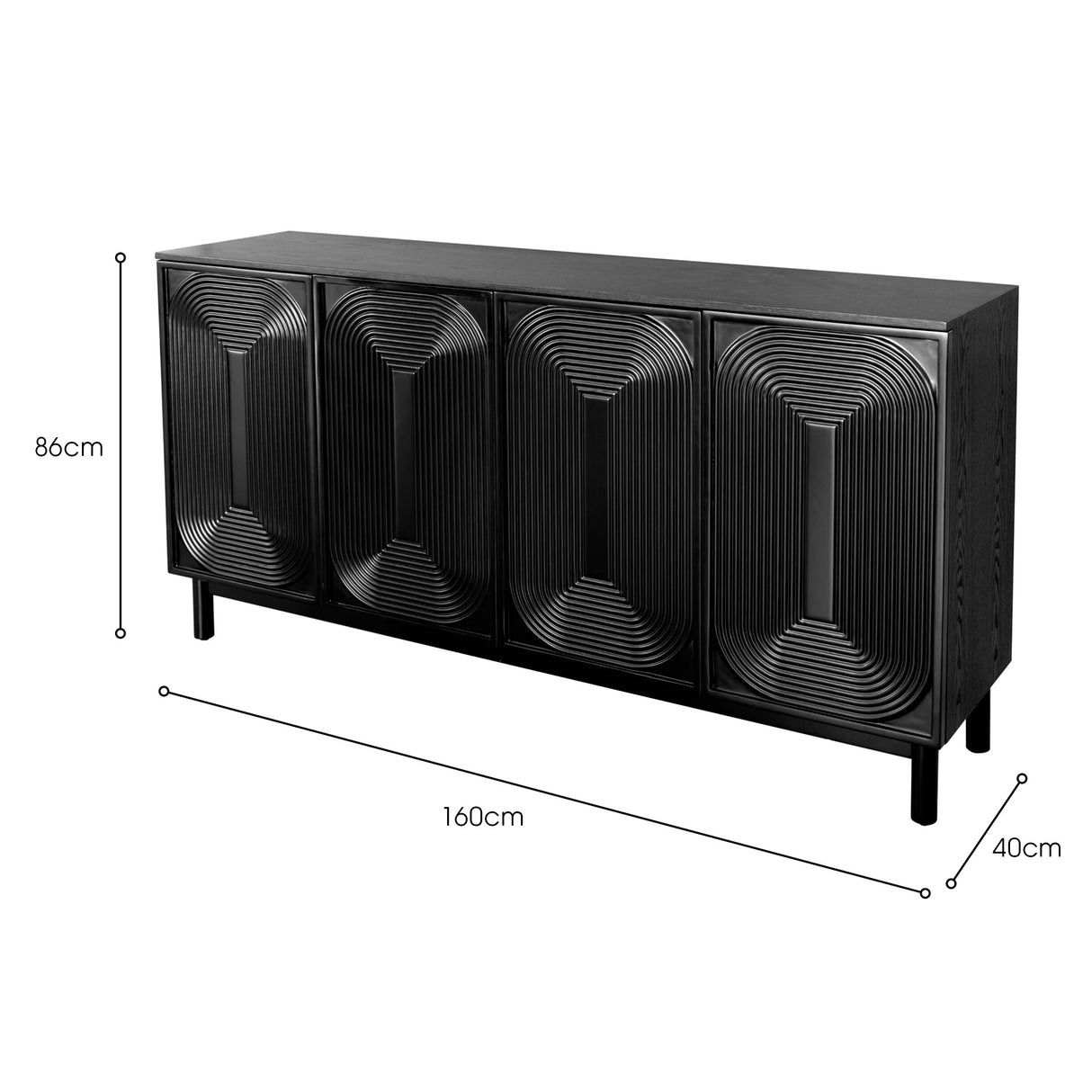 Contour Panel Sideboard
