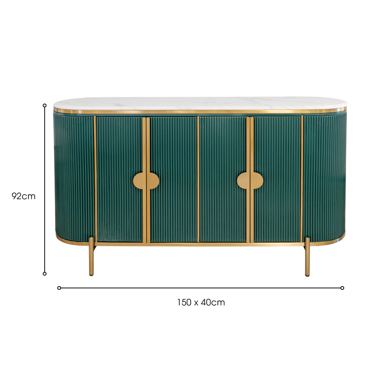 Riviera Fluted Sideboard