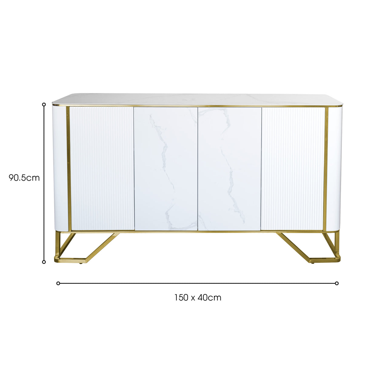 Palazzo Marble Sideboard